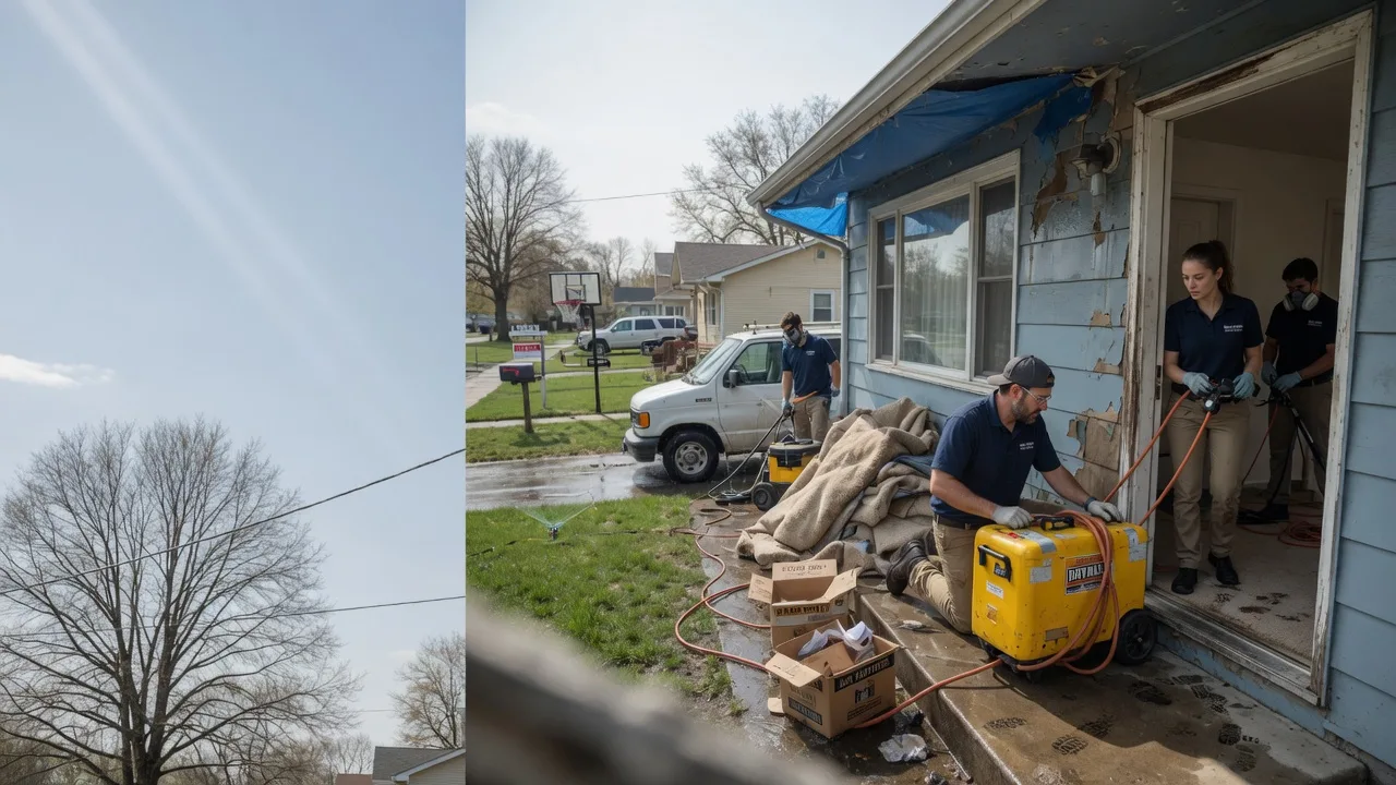 Basement Flood Cleanup in Remington, IN near me